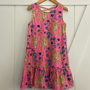 Lilly Pulitzer Mini Kristen Dress in Prosecco Pink Tigress Garden